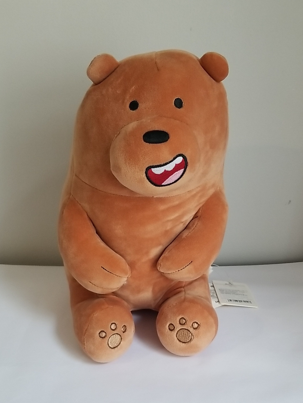 MINISO Grizzly Bear We Bare Bears Collection Plush Brown Stuffed Animal
